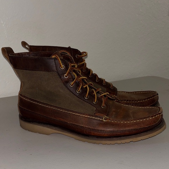 Red Wing 9185 Two-Tone Brown Leather Boots 11.5 - Picture 1 of 7